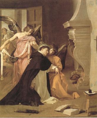 Diego Velazquez La Tentation de Saint Thomas d'Aquin (df02) Norge oil painting art